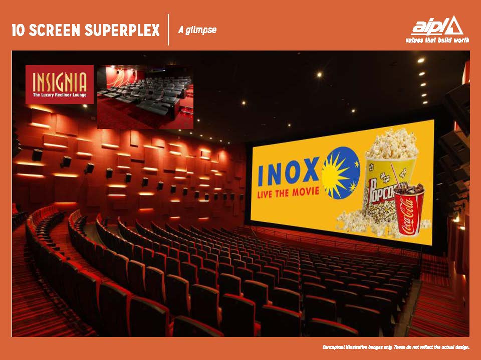 AIPL Joy Central brings Inox 10 Screen Superplex Cinemas
